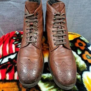 To Boot New York Men\'s Brennan Wingtip Boots 8.5 Brown To Boot | Shoes | Toboot New York Adam Derrick Brennan Brown  main image 2